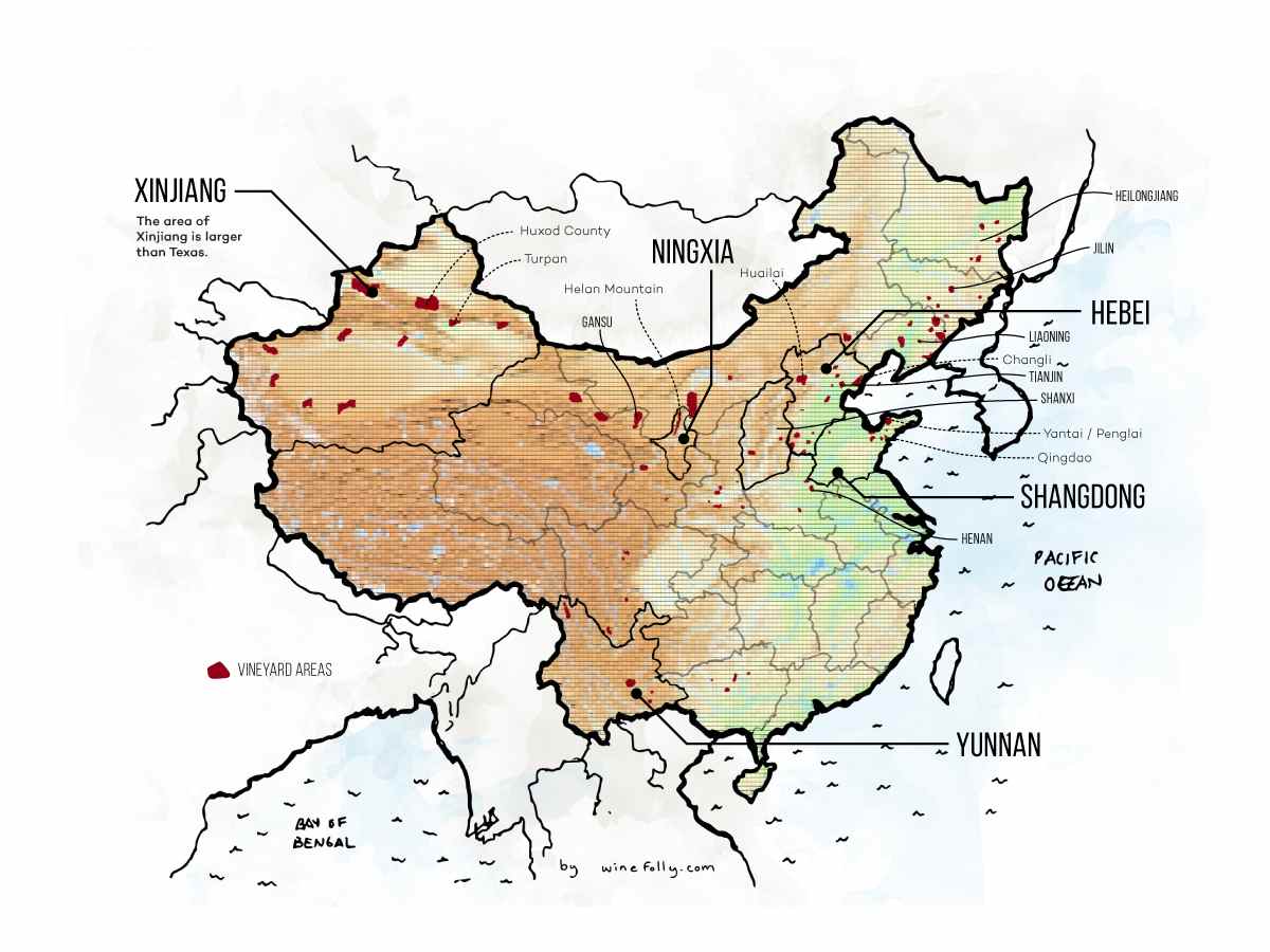 A Primer to Chinese Wine (Regional Guide with Maps)