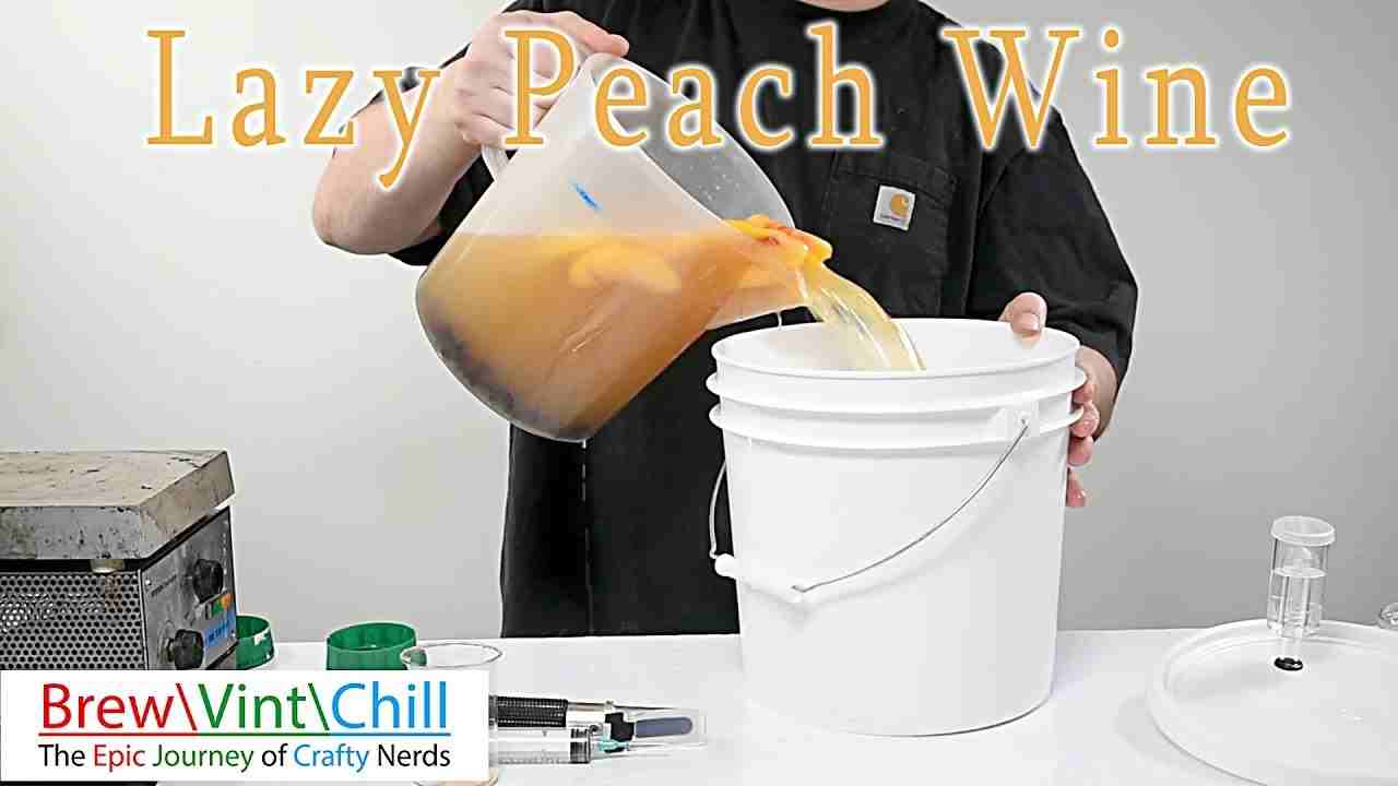 Lazy Peach Wine