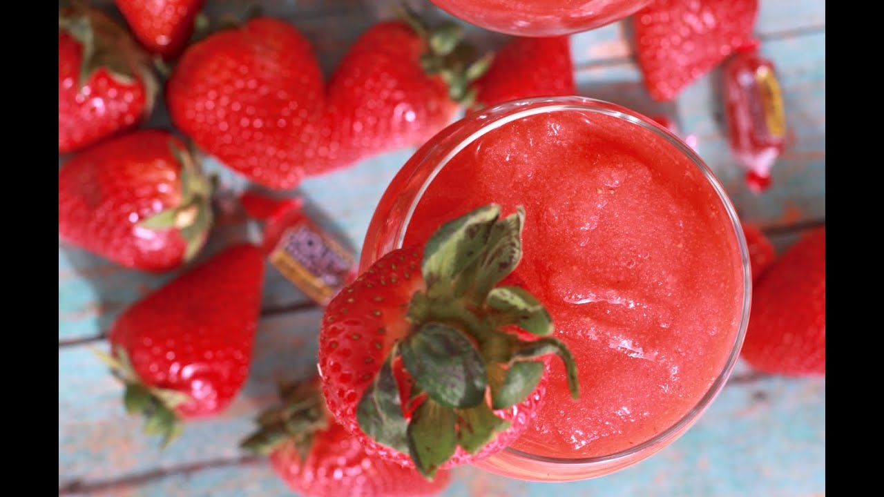 Strawberry Jolly Rancher WINE SLUSHIES Recipe