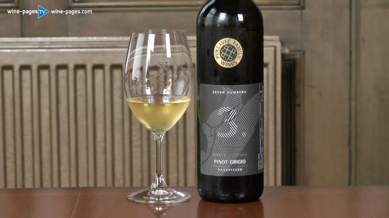 Puklavec, Seven Numbers Pinot Grigio 2016, wine review