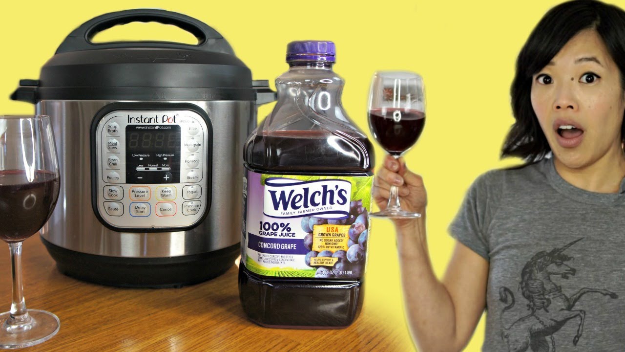 Instant Pot WINE – grape juice to wine? | FERMENTED