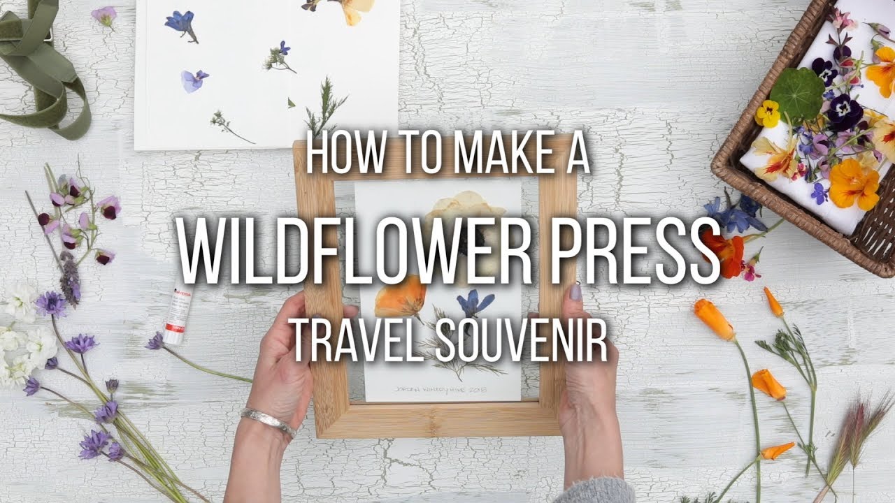 How to Make Pressed Wildflowers Video | Wildflower Press Tutorial