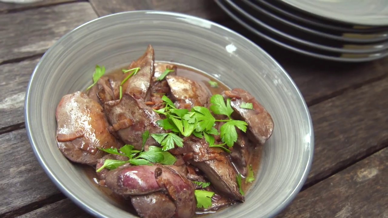 Chicken Liver in Red Wine Recipe