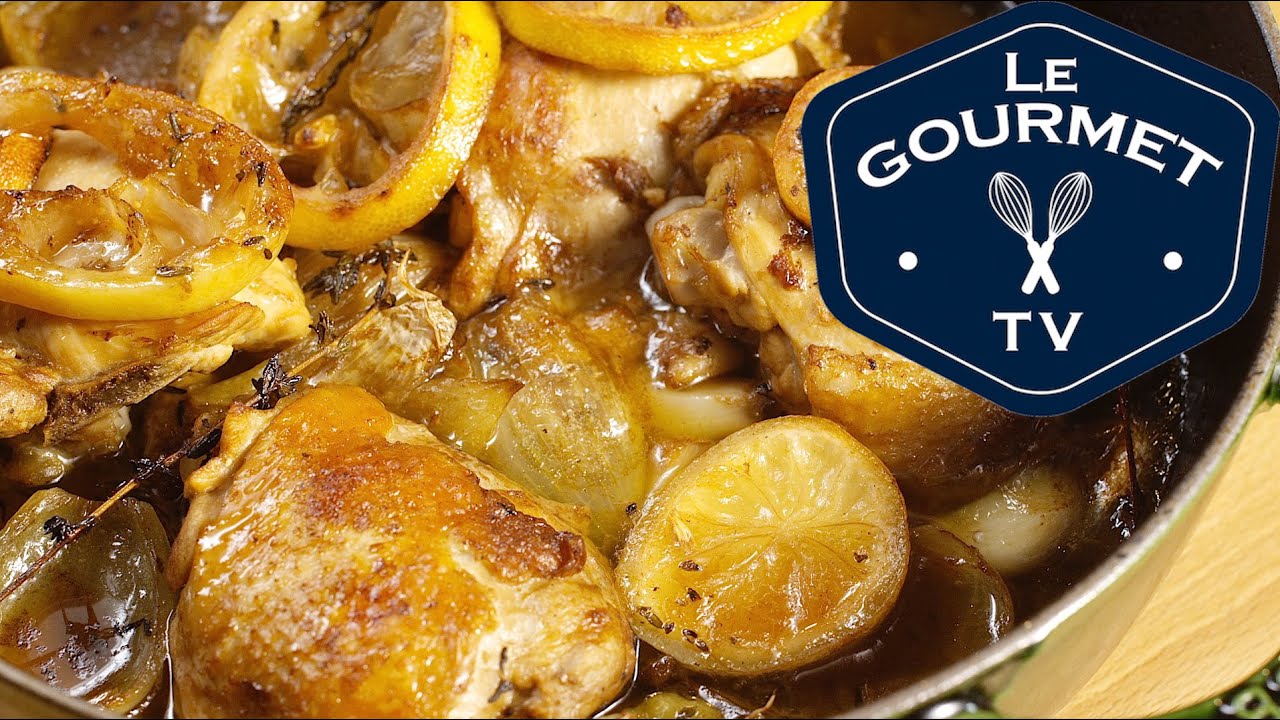 Lemon, Thyme and White Wine Chicken Recipe