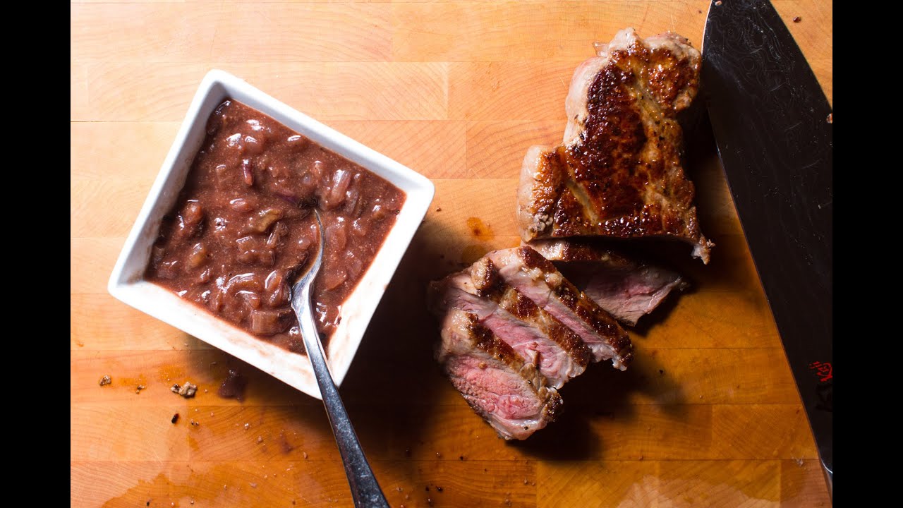 Easy DIY Red Wine Onion Gravy recipe by SAM THE COOKING GUY