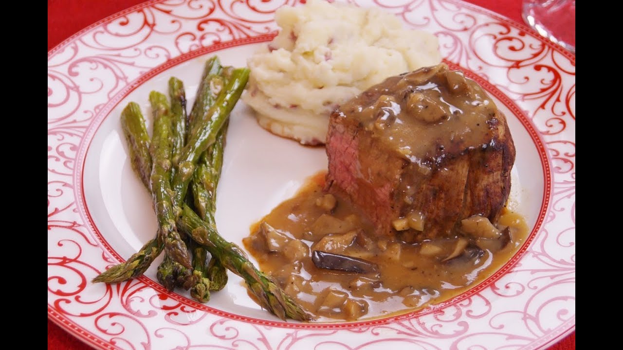 Mushroom Gravy Sauce: Recipe: How to Make: for Steak: w/Red Wine: Di Kometa-Dishin’ With Di Rec. #46