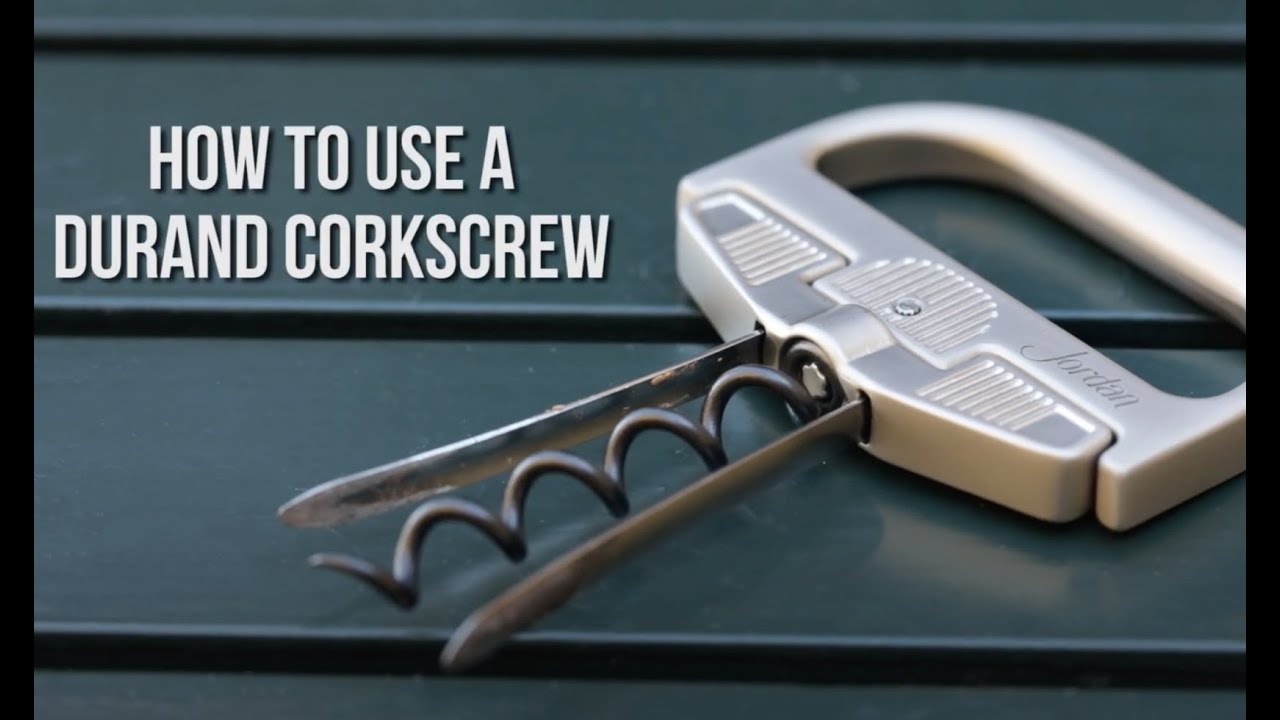 How to Open a Wine Bottle with a Durand Wine Opener | Best Wine Tool for Opening Old Wines