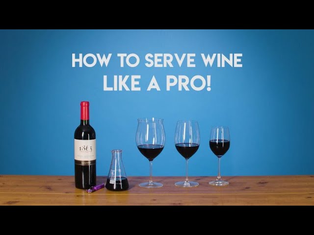 Wine 101: How to Serve Wine Like a Pro